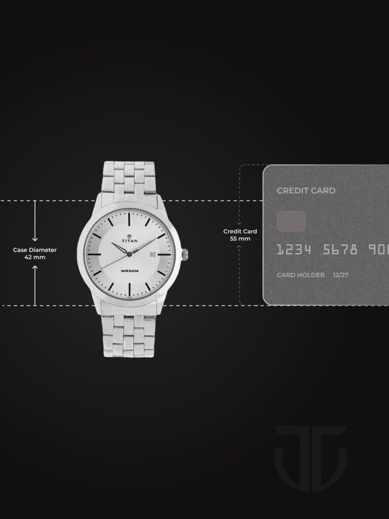 Titan Minimals Quartz Analog with Date White